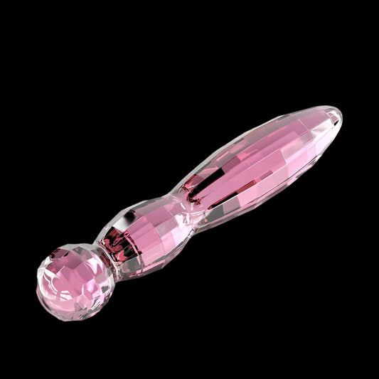 JimmyJane Dillenia Cissus - Clear Pink Glass Dildo