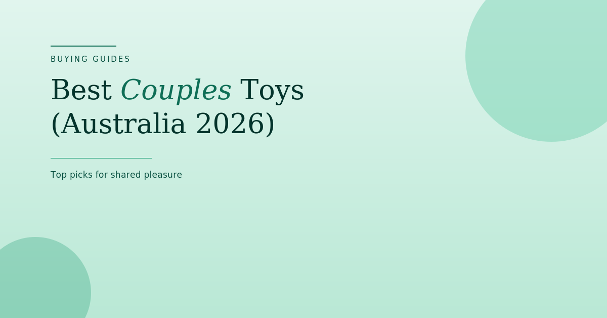 Best Couples Toys (Australia 2026)
