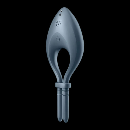 Satisfyer Bullseye - Navy Vibrating Adjustable Lasso Cock Ring