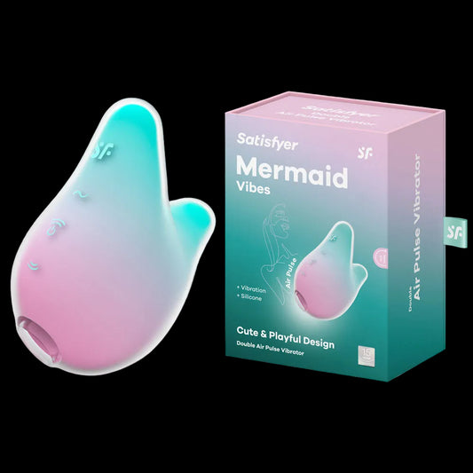 Satisfyer Mermaid Vibes - Mint/Pink Air Pulse Stimulator