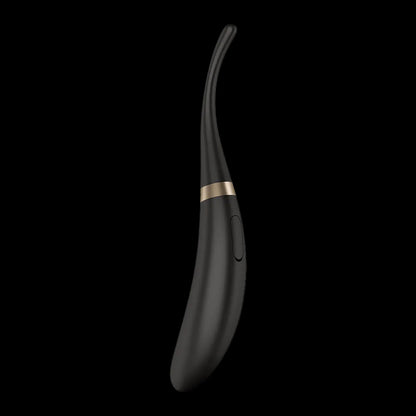 Satisfyer Tip Tease - Black - Black Vibrator with Twirling Tip