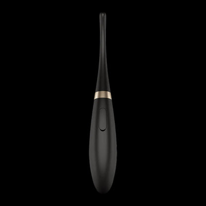 Satisfyer Tip Tease - Black - Black Vibrator with Twirling Tip