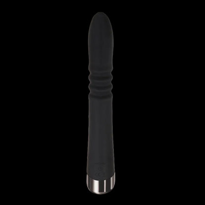 Evolved Rapid Rabbit - Black 25.4 cm Thrusting Rabbit Vibrator