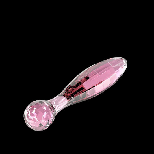 JimmyJane Dillenia Vetro - Pink Glass Dildo