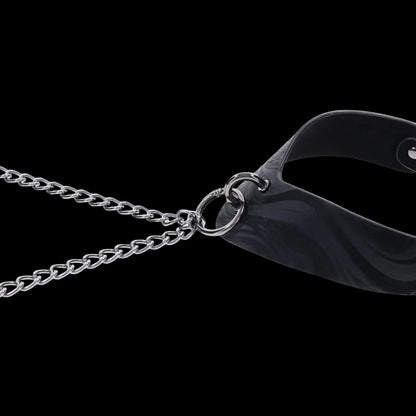 SPORTSHEETS Velvet Noir Collar & Nipple Restraints