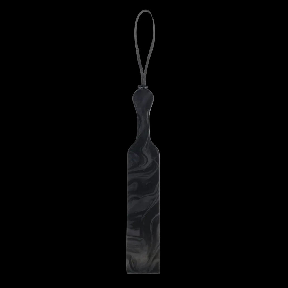 SPORTSHEETS Velvet Noir Loop Paddle - Black 42 cm Paddle