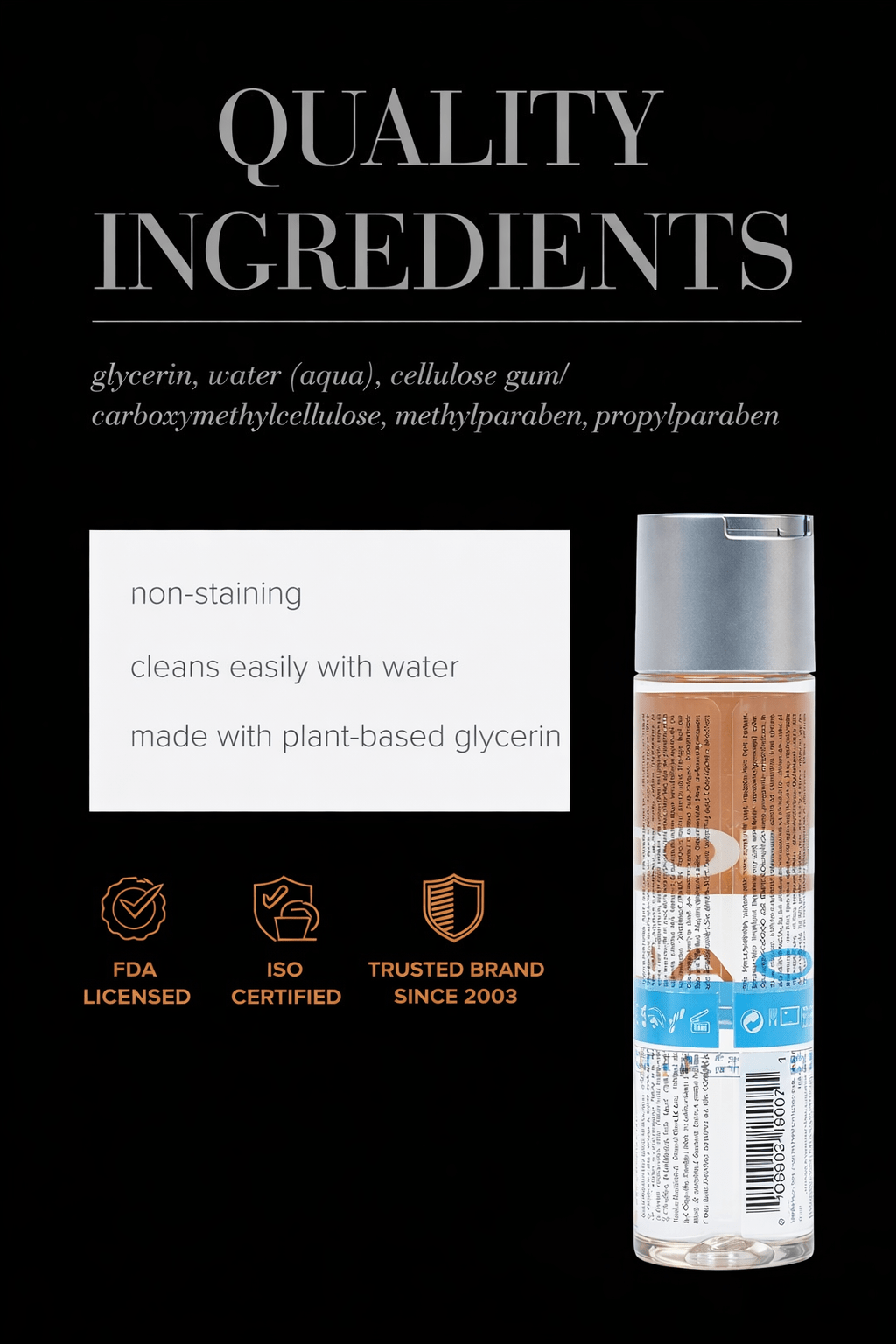 JO H2O Anal Lube - 120 mL - Dusk and Desireaqua
